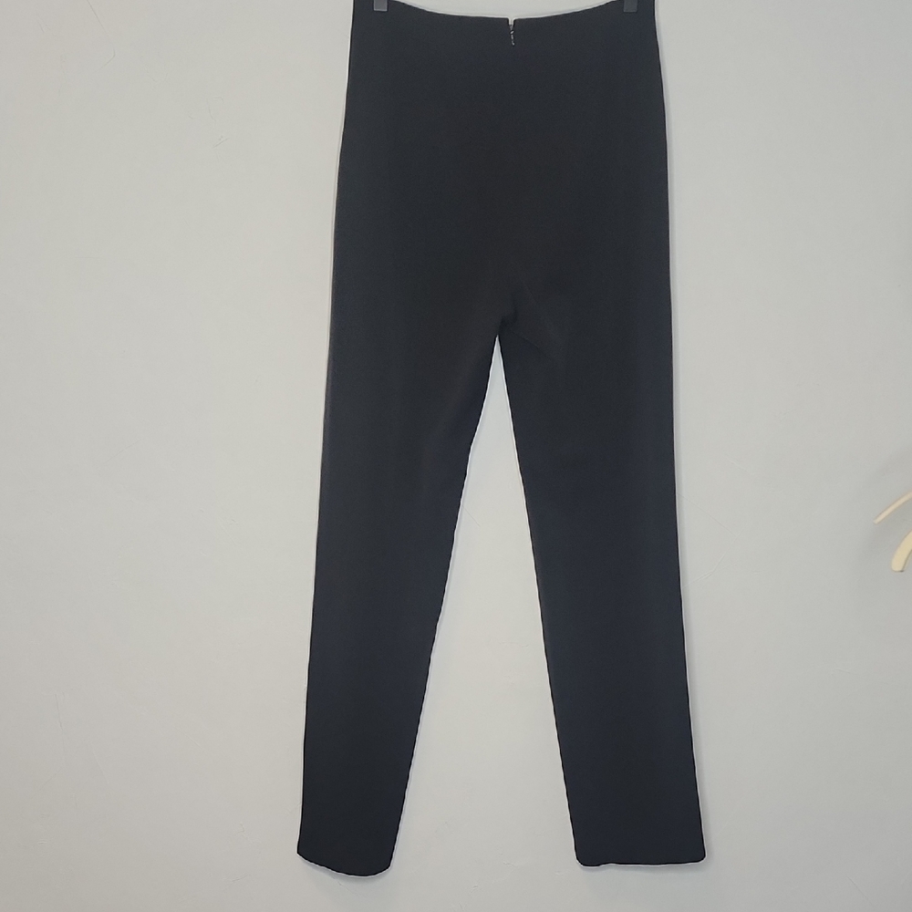 CASLON SZ 8 high rise wide leg black slacks.    F43